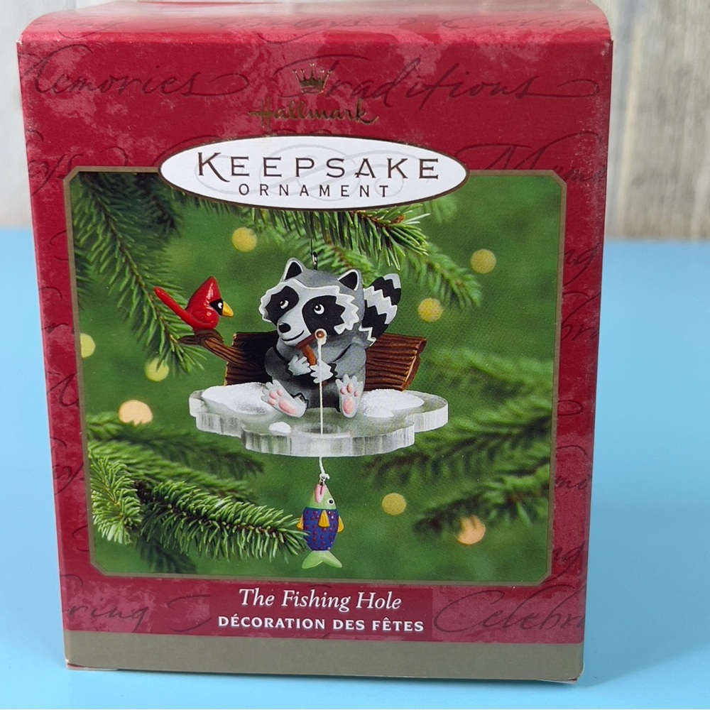 Hallmark Keepsake Ornament The Fishing Hole Handcrafted Dated 2000